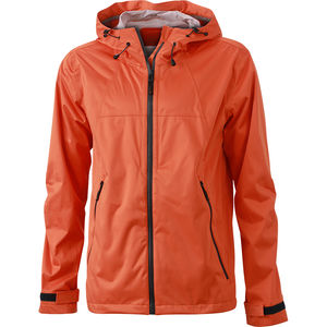 Dypi | Softshell publicitaire pour homme Orange Gris Gris Fer
