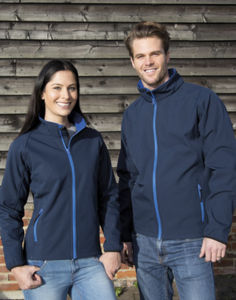 Gicage | Softshell publicitaire pour femme Marine Bleu royal 3