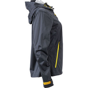 Hata | Softshell publicitaire pour femme Gris 4