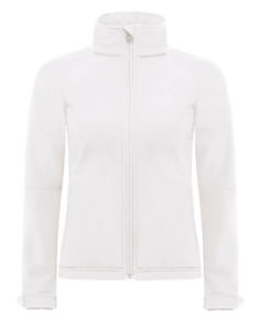 Hooded Lady | Softshell publicitaire pour femme Blanc 4
