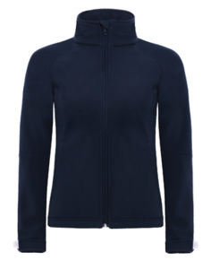 Hooded Lady | Softshell publicitaire pour femme Marine 2