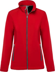 Johy | Softshell personnalisé pour femme Rouge 1