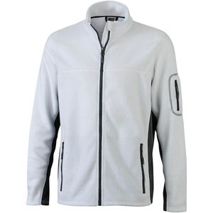 Loomoo | Softshell publicitaire pour homme Blanc Carbone