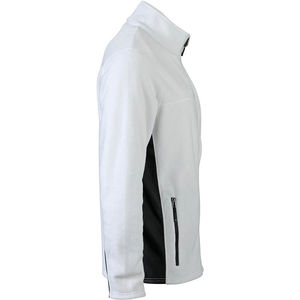 Loomoo | Softshell publicitaire pour homme Blanc Carbone 2