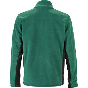 Loomoo | Softshell publicitaire pour homme Vert foncé Noir 1