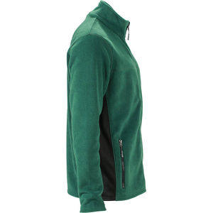 Loomoo | Softshell publicitaire pour homme Vert foncé Noir 2