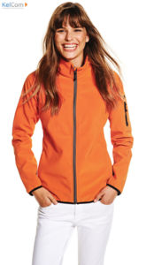 Softshell publicitaire sofia femme Orange 6