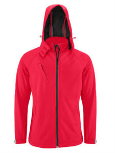 Qyga | Softshell personnalisé pour homme Rouge