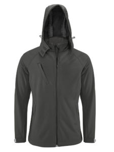 Qyga | Softshell personnalisé pour homme Titanium