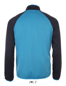 Rollings Men | Softshell personnalisé pour homme Aqua bleu Marine 1