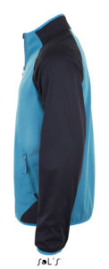 Rollings Men | Softshell personnalisé pour homme Aqua bleu Marine 2
