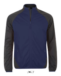 Rollings Men | Softshell personnalisé pour homme Marine Gris