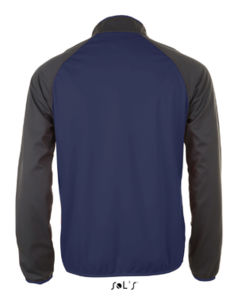 Rollings Men | Softshell personnalisé pour homme Marine Gris 1