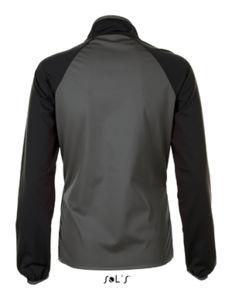 Rollings Women | Softshell personnalisé pour femme Gris foncé Noir 1