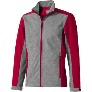 Vesper | Softshell Sport personnalisé pour homme Rouge Charbon