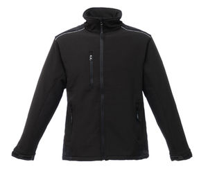 Zeve | Softshell personnalisé pour homme Noir 1
