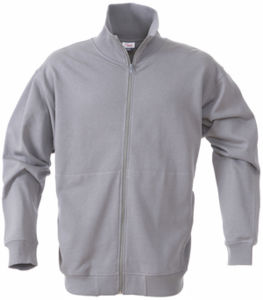Sweatshirt personnalisé avec zip Gris