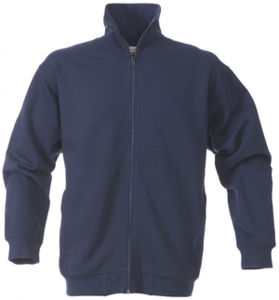 Sweatshirt personnalisé avec zip Marine