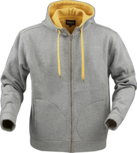 Veste à personnaliser à capuche homme Gris chiné