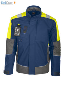 Veste avec manches préformées de travail Bleu