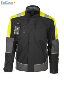 Veste avec manches préformées de travail Noir