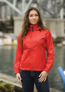 Ceggoo | Veste personnalisée pour femme Rouge 1