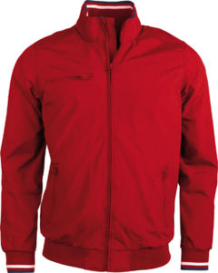 City | Veste publicitaire pour homme Rouge Blanc Marine