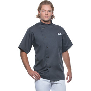 Veste de cuisinier  manches courtes - Gustav Anthracite