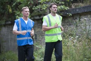 Dinna | Veste publicitaire unisexe Bleu Vert Kelly