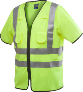 Veste haute visibilité pour professionnel Jaune