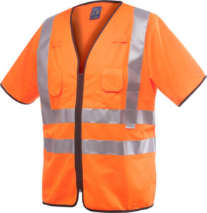 Veste haute visibilité pour professionnel Orange
