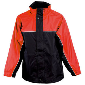 veste impression Rouge Noir