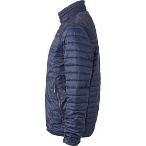 Jata | Veste publicitaire pour homme Marine Argent 3