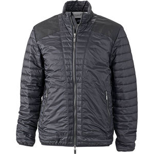 Jata | Veste publicitaire pour homme Noir Argent