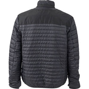 Jata | Veste publicitaire pour homme Noir Argent 1