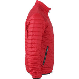 Jata | Veste publicitaire pour homme Rouge indien Argent 2