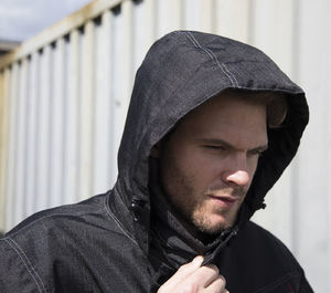 Jussino | Veste publicitaire pour homme Noir 1