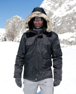 Myffoo | Veste publicitaire pour homme Noir 1