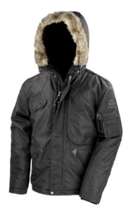 Myffoo | Veste publicitaire pour homme Noir 3