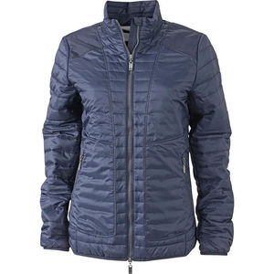 Nufy | Veste publicitaire pour femme Marine Argent