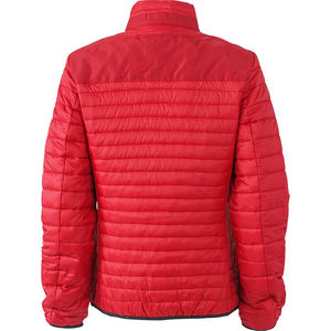 Nufy | Veste publicitaire pour femme Rouge indien Argent 1