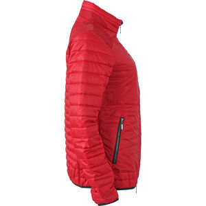 Nufy | Veste publicitaire pour femme Rouge indien Argent 2