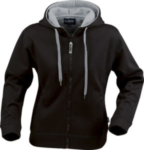 Veste personnalisable à capuche femme Noir