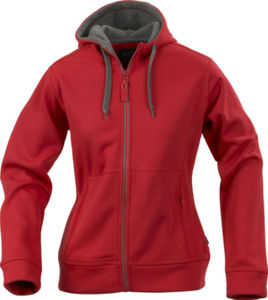 Veste personnalisable à capuche femme Rouge