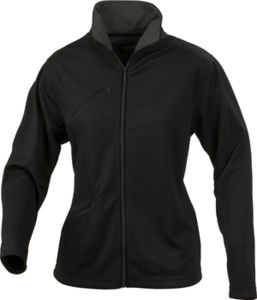 Veste personnalisable femme zippé en sweatshirt Noir