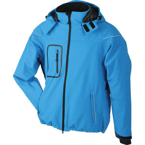 Veste personnalisable softshell à capuche amovible Aqua