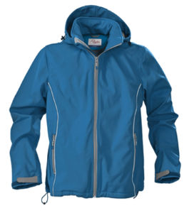 Veste personnalisable softshell Bleu Petrol