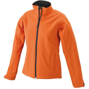 Veste personnalisable softshell femme Orange