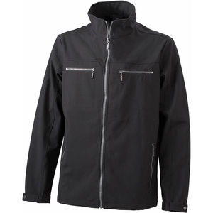 Veste personnalisable softshell homme Noir