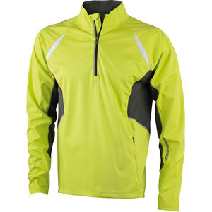 Veste personnalisable technique homme Jaune Acide Carbone